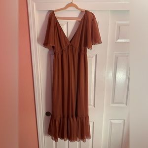 ASOS Maternity Mauve Maxi Dress